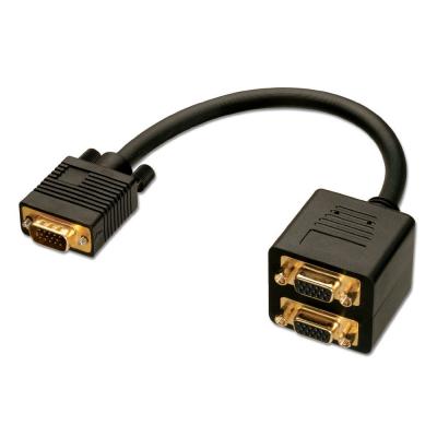 0.18m VGA Splitter Cable VGA Male to 2 x Female